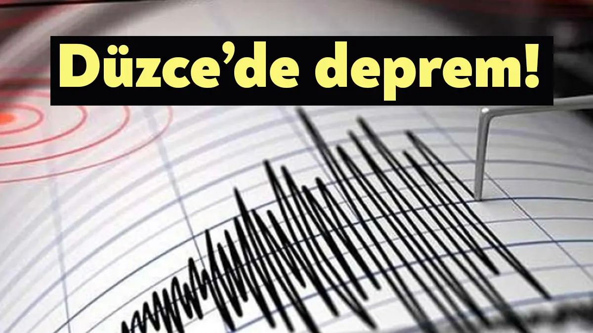 Düzce’de 3.1 büyüklüğünde bir deprem meydana geldi.