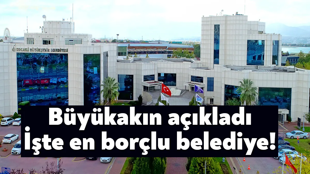 Kocaeli Büyükşehir Belediye Başkanı Tahir Büyükakın 4 yıllık sunumunda belediye