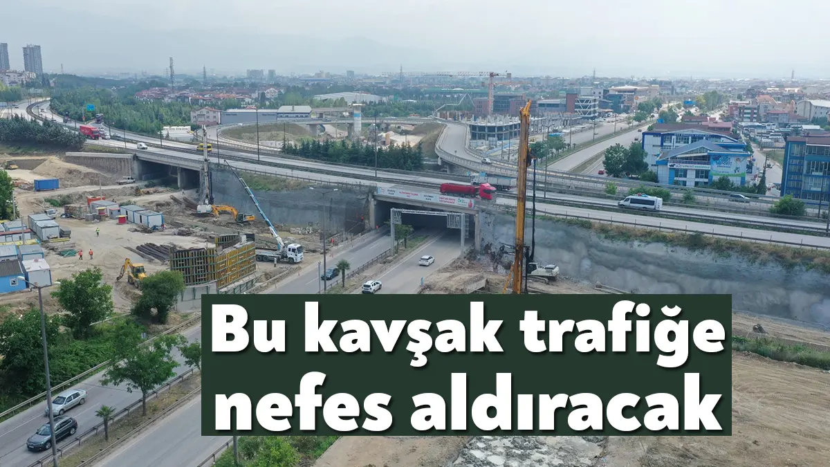Kocaeli Büyükşehir’in Kandıra yolundaki trafik akışını kesintisiz hale getirmeyi hedeflediği