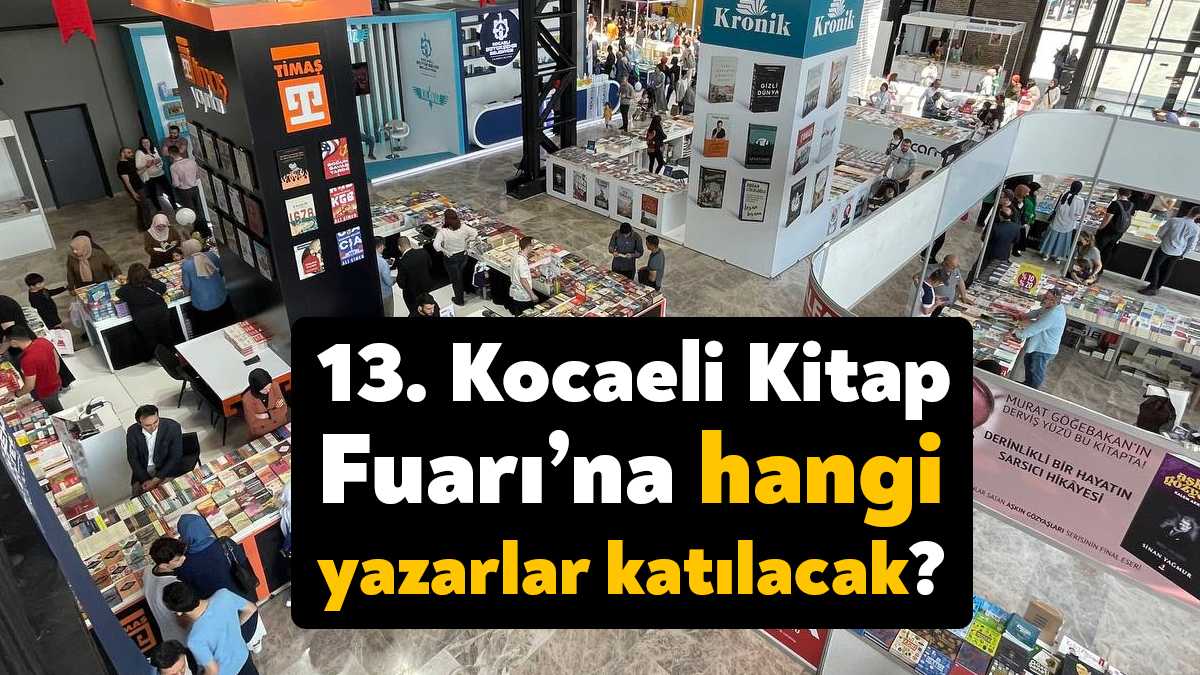 Kocaeli Kitap Fuarı’nın resmi Twitter sayfasından Kocaeli 13. Kitap Fuarı’nın