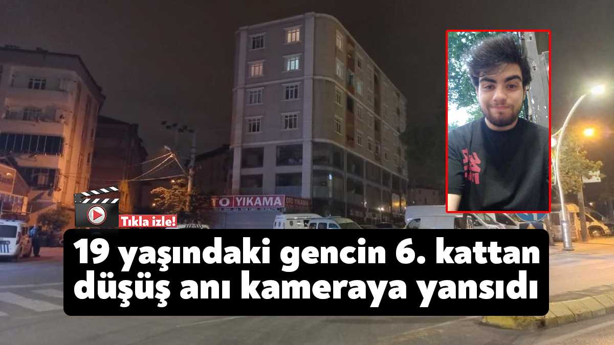 Kocaeli'nin Körfez ilçesinde 19 yaşındaki Üveys Akgün'ün 6. katın balkonundan