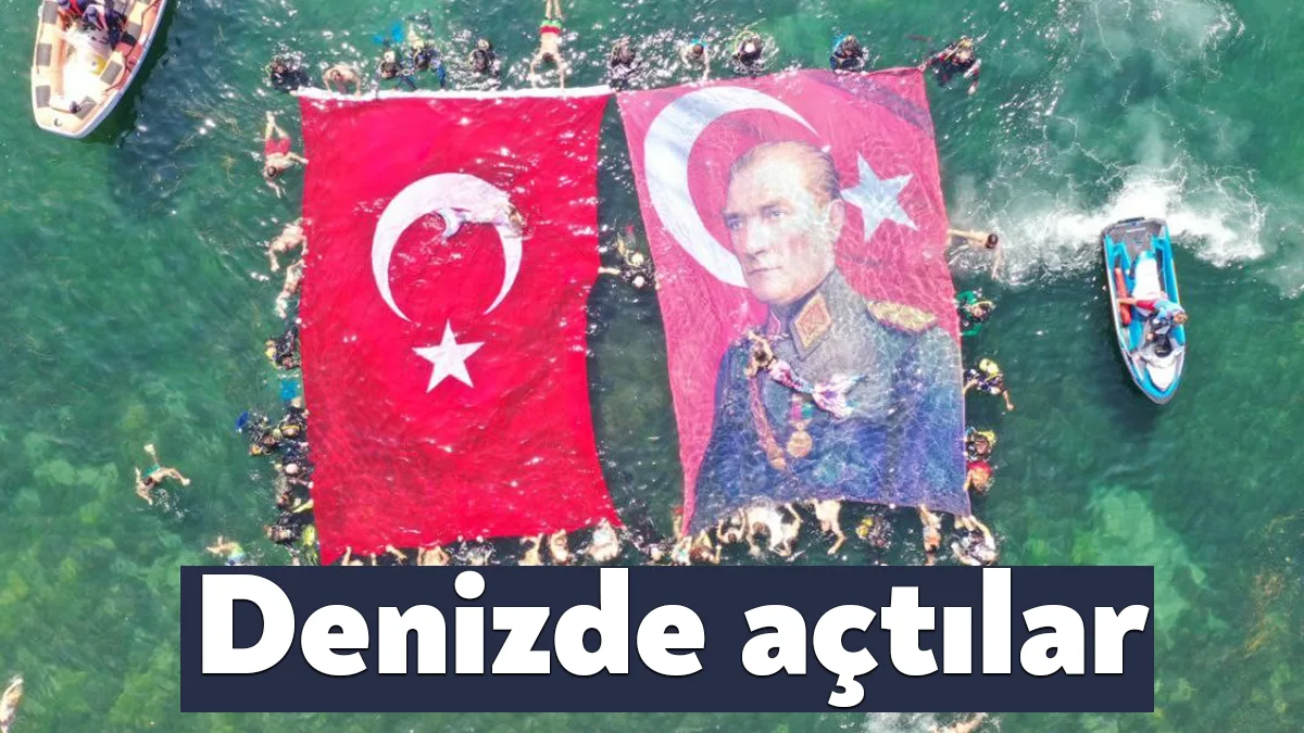 Kocaeli’nin Kandıra ilçesinde 30 Ağustos Zafer Bayramı'nda Deniz Yıldızları Spor