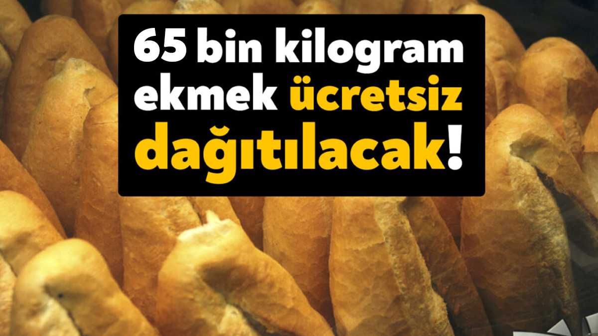 Körfez Belediyesi ihtiyaç sahibi vatandaşlar için 65 bin kilogram ekmek