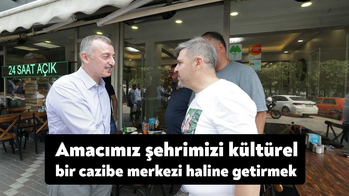 Başkan Büyükakın, Kocaeli Yerel Kültür Platformu Başkanı Metin Şentürk ve