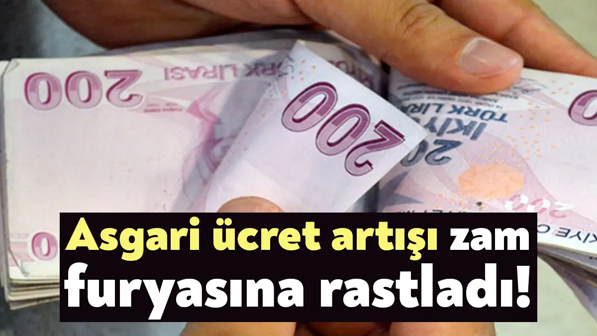 Merkez Bankası, asgari ücret zammının piyasada zam sağanağının yaşandığı bir