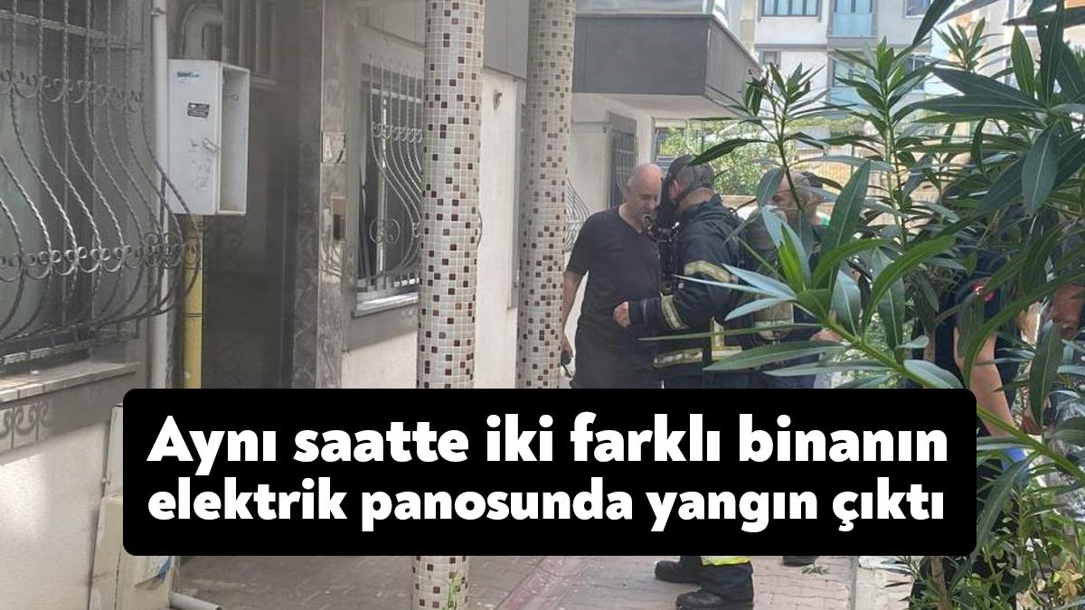 Kocaeli'nin Darıca ilçesinde aynı saatte iki farklı 5 katlı binada