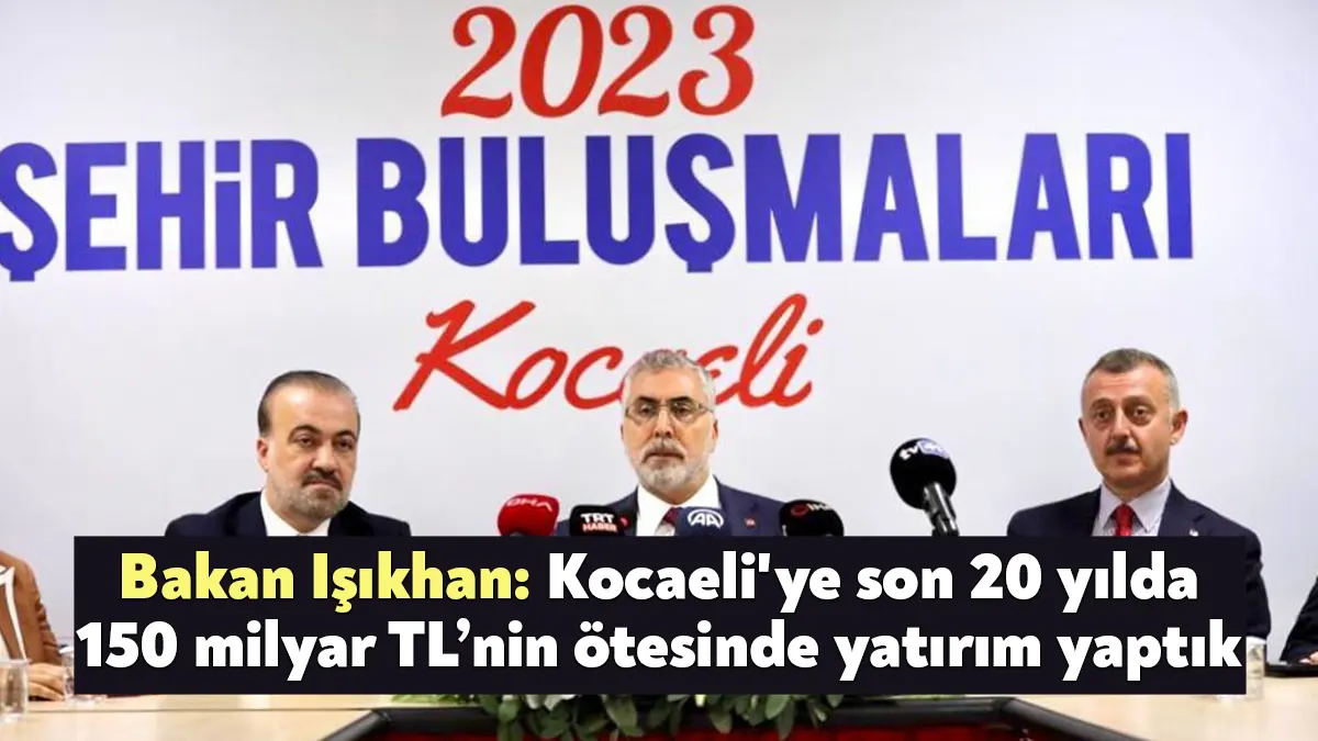 Yerel seçim öncesinde şehir buluşmaları çerçevesinde Kocaeli'ye gelen Çalışma ve