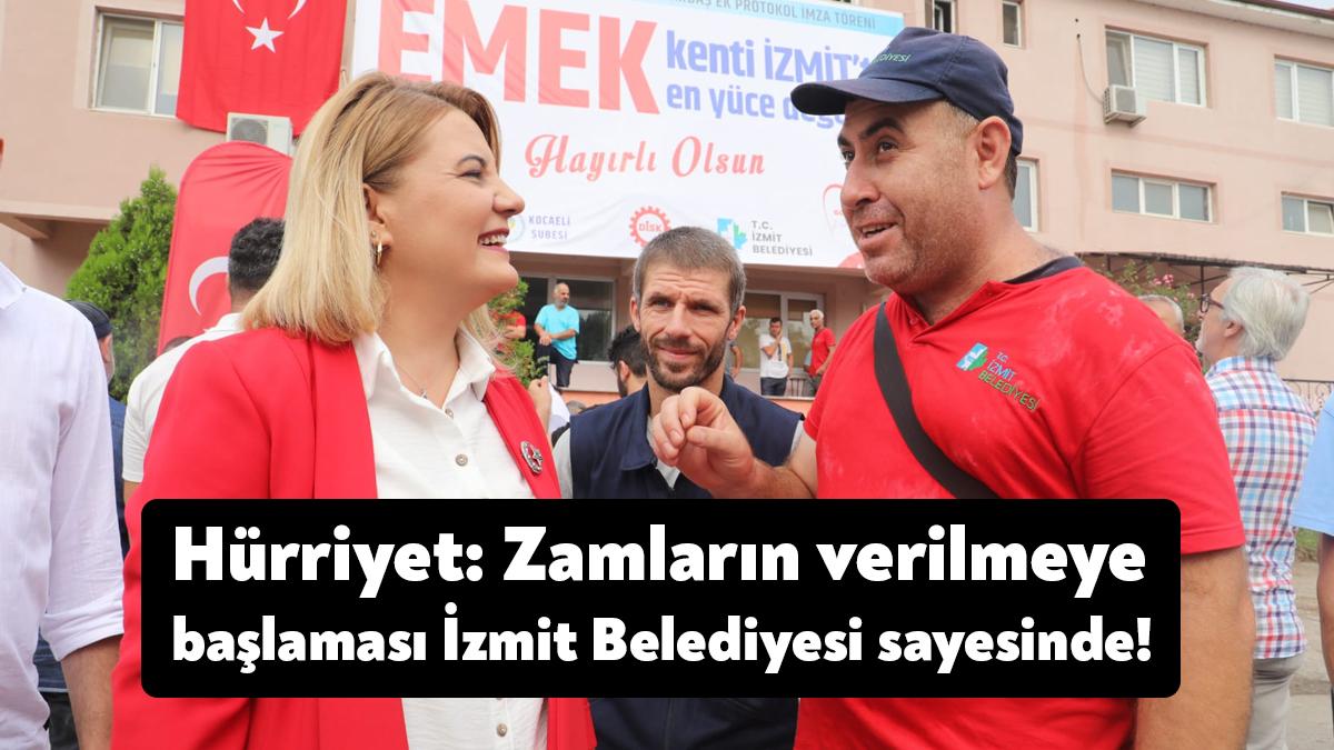 Başkan Hürriyet sosyal medya hesabından yaptığı paylaşımda, “Kocaeli’ndeki tüm belediye
