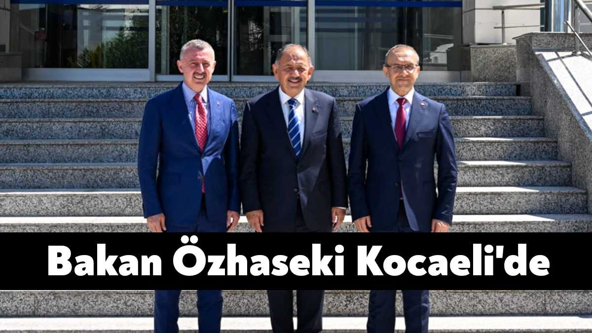 İlimize bir dizi ziyaret için gelen Çevre Şehircilik ve İklim