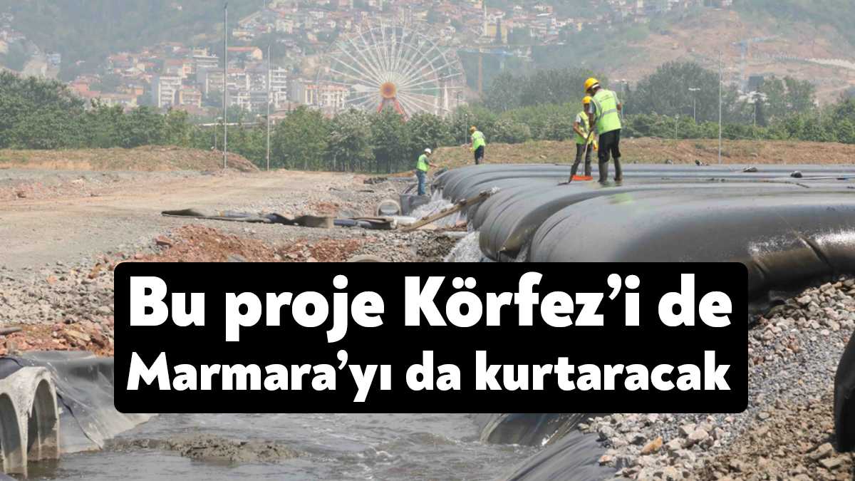 Büyükşehir’in, İzmit Körfezi’ne yeniden hayat verecek Dip Çamuru Temizleme Projesi’ni