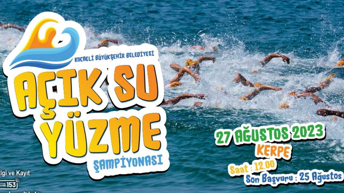 Kocaeli Büyükşehir Belediyesi Açık Su Yüzme Yarışları, bu yıl Kandıra’nın