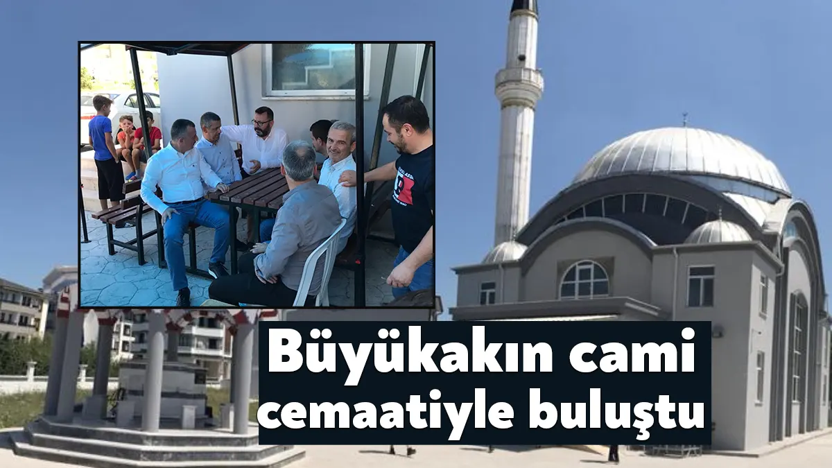 Başkan Büyükakın, malzeme ve işçilik desteği verilerek güzel bir görünüme