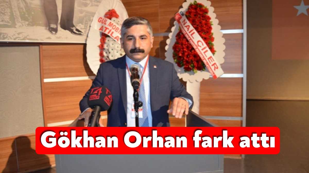 CHP Gebze İlçe Başkanı Gökhan Orhan yeniden ilçe başkanlığına seçildi.