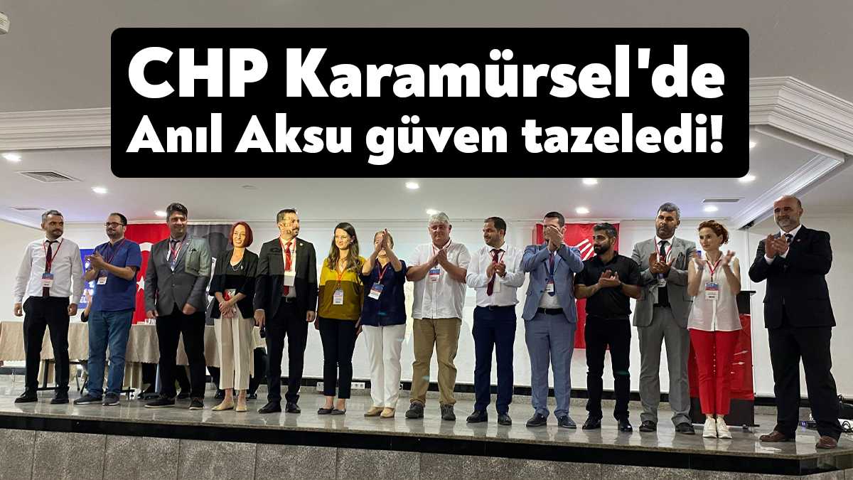 CHP'de, kongre takvimi işlemeye devam ediyor. CHP Karamürsel İlçe Kongresi