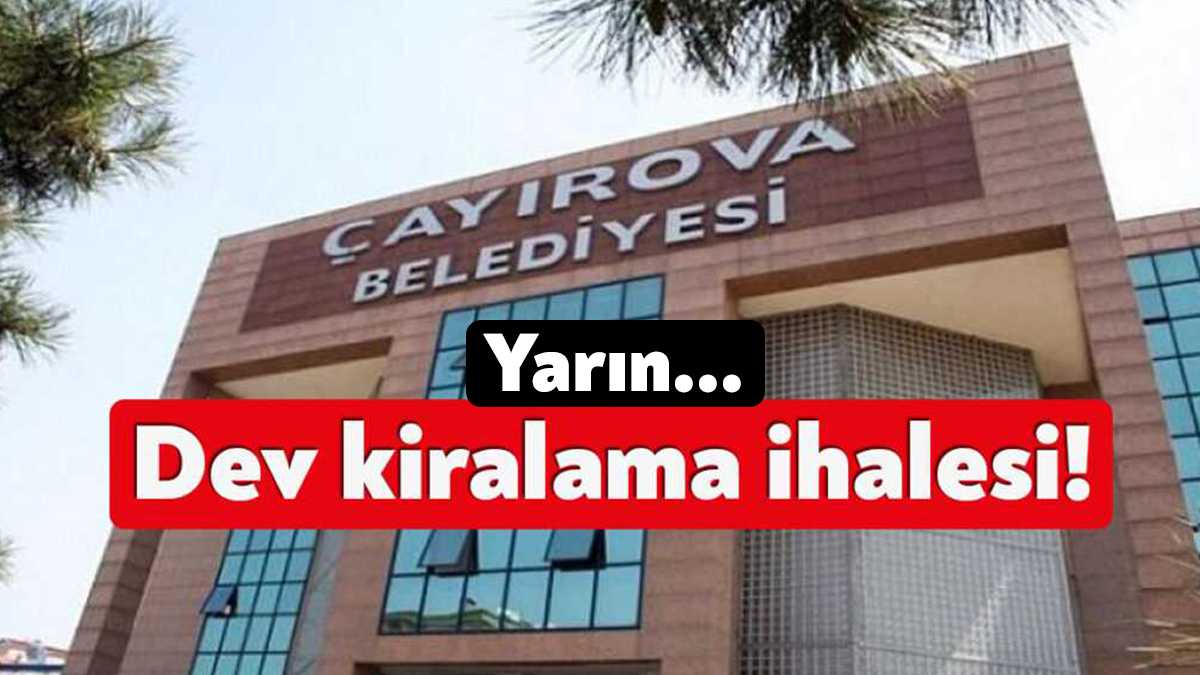 Çayırova Belediyesi 30 adet araç kiralamak için ihaleye çıkma kararı