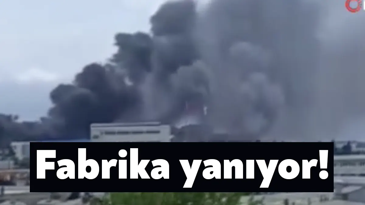 Şekerpınar Çayırova’da fabrika yangını meydana geldi. Bölgeye çok sayıda itfaiye