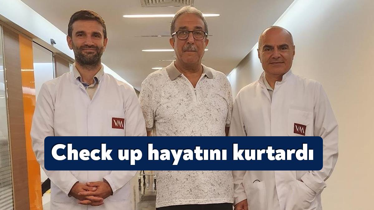 Her yıl eşi ile beraber düzenli check up yaptıran 62