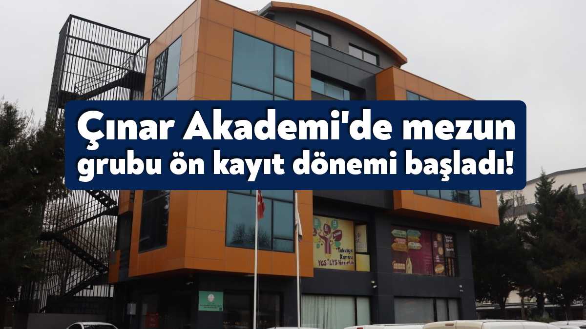 Kentin marka eğitim kurumlarından birisi olan İzmit Belediyesi Çınar Akademi’de