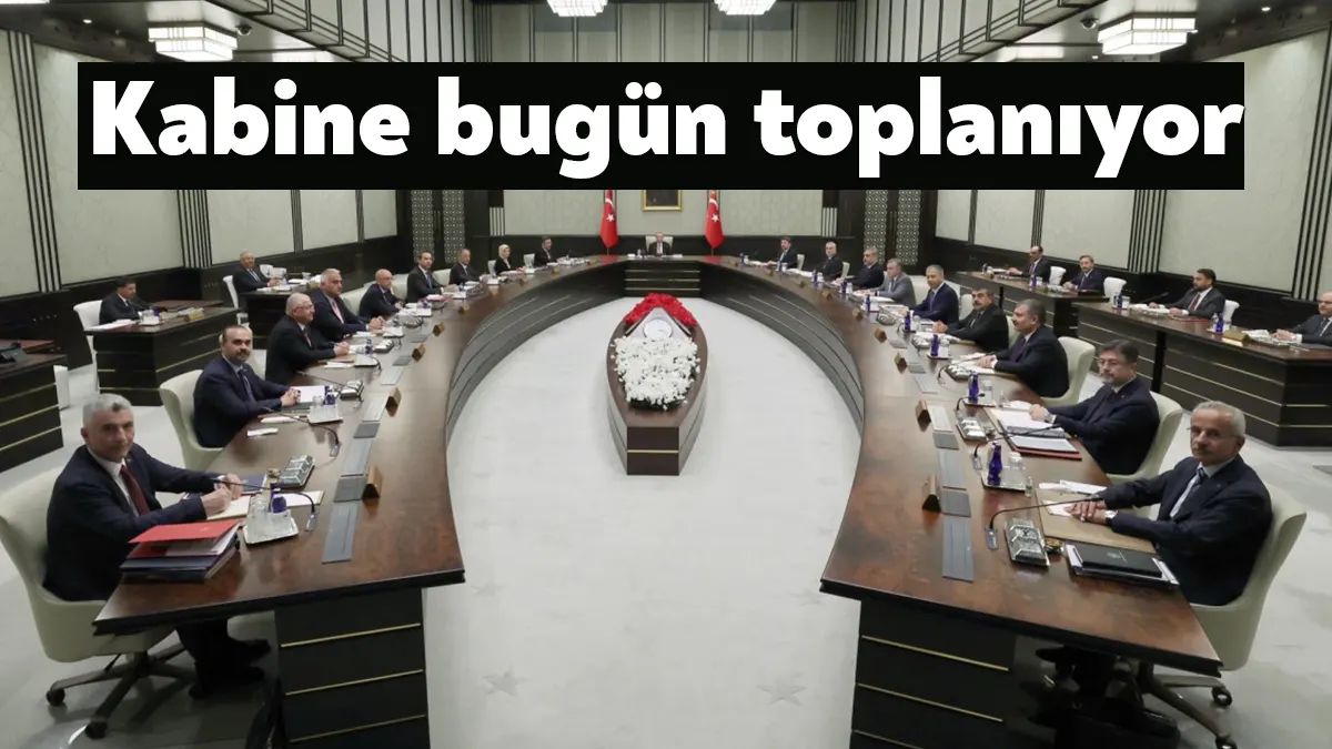 Cumhurbaşkanlığı Kabinesi, Ak Parti'li Cumhurbaşkanı Tayyip Erdoğan başkanlığında bugün toplanacak.