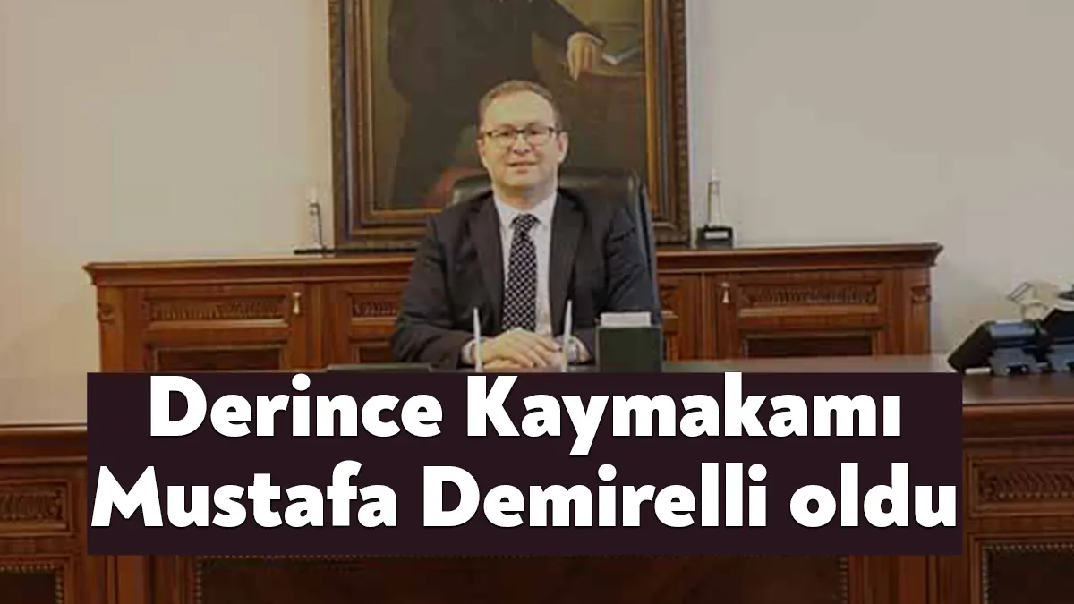 İstanbul Beyoğlu Kaymakamı Mustafa Demirelli, Derince Kaymakamı olarak atandı.