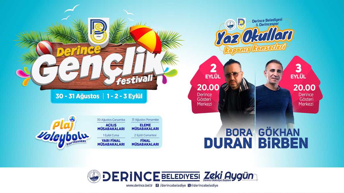 Derince Belediyesi'nin Derincespor Kulübü ile birlikte bu yıl ikincisini düzenleyeceği