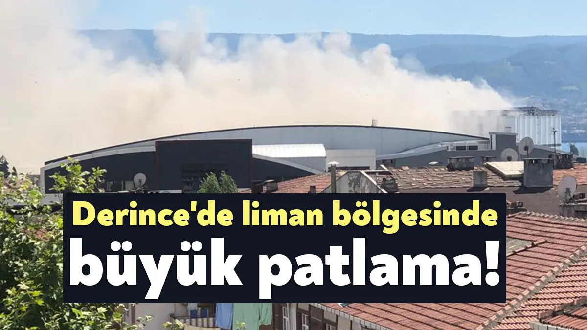 Derince'de limanlar bölgesinde Toprak Mahsulleri Ofisi'ne ait siloların olduğu alanda