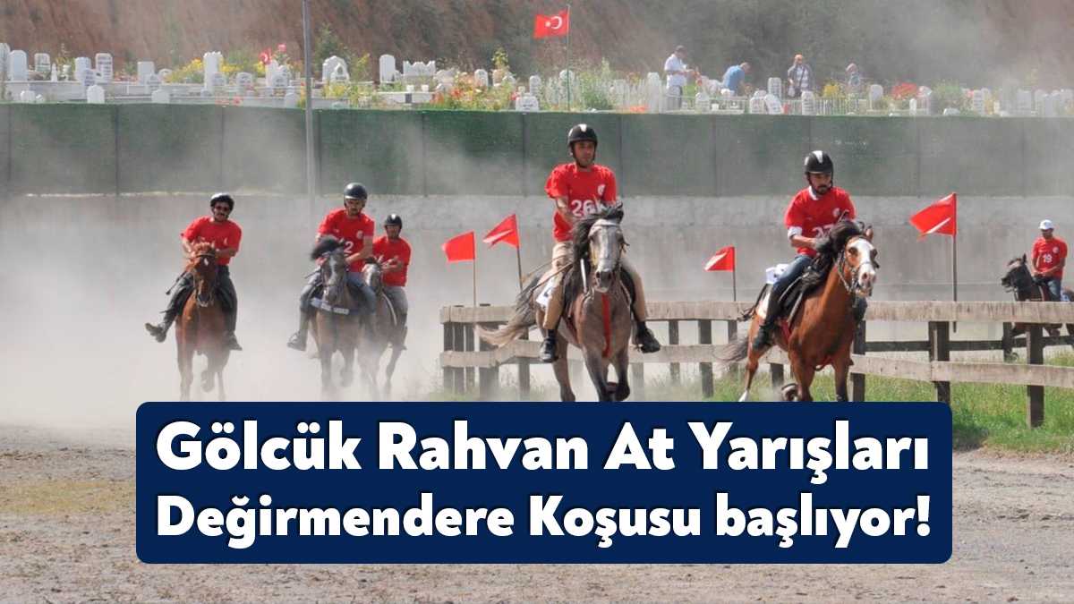 Türkiye'nin dört bir yanından rahvan at yarışçılarının katılacağı, Gölcük Belediyesi