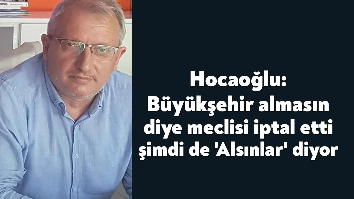 İzmit Belediye Meclisi AK Parti Meclis Üyesi Fikret Hocaoğlu, İzmit