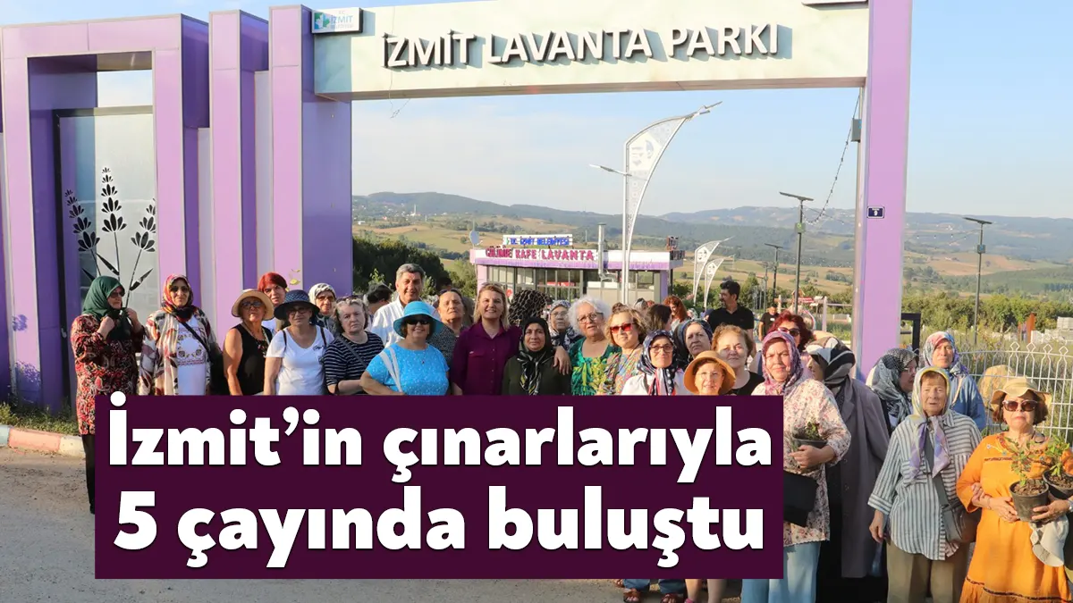 Asırlık Çınar Evi sakinleri ‘İzmit’in Çınarlarıyla 5 Çayı Buluşmaları’ kapsamında