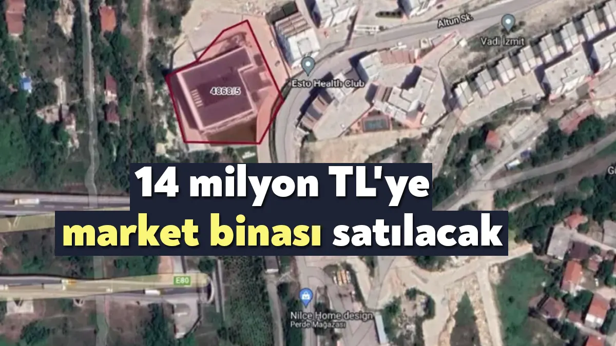 İzmit Belediyesi Yenidoğan Fatih’te bulunan depolu iş yeri için ihale