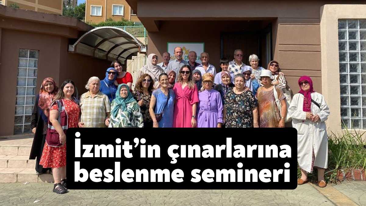 İzmit Belediyesi, 50 yaş üzeri vatandaşlara, "Hipertansiyon Hastalığında Beslenme" konulu