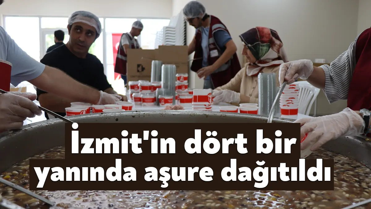 İzmit Belediyesi Sosyal Destek Hizmetleri Müdürlüğü ekipleri, Muharrem ayı kapsamında