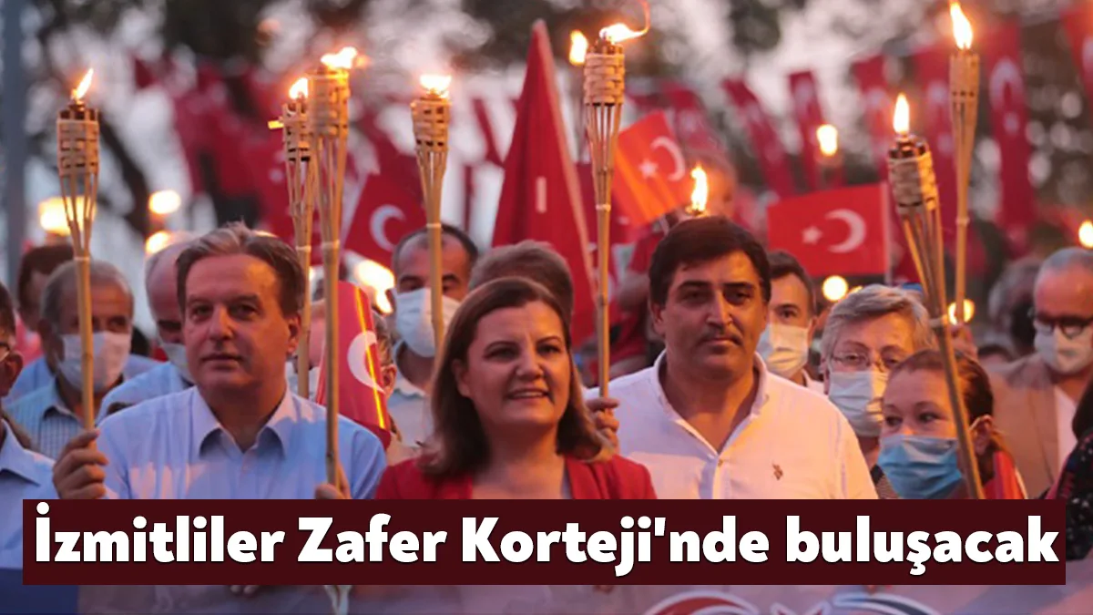 İzmit Belediyesi 30 Ağustos Zafer Bayramı programları kapsamında yarın binlerce