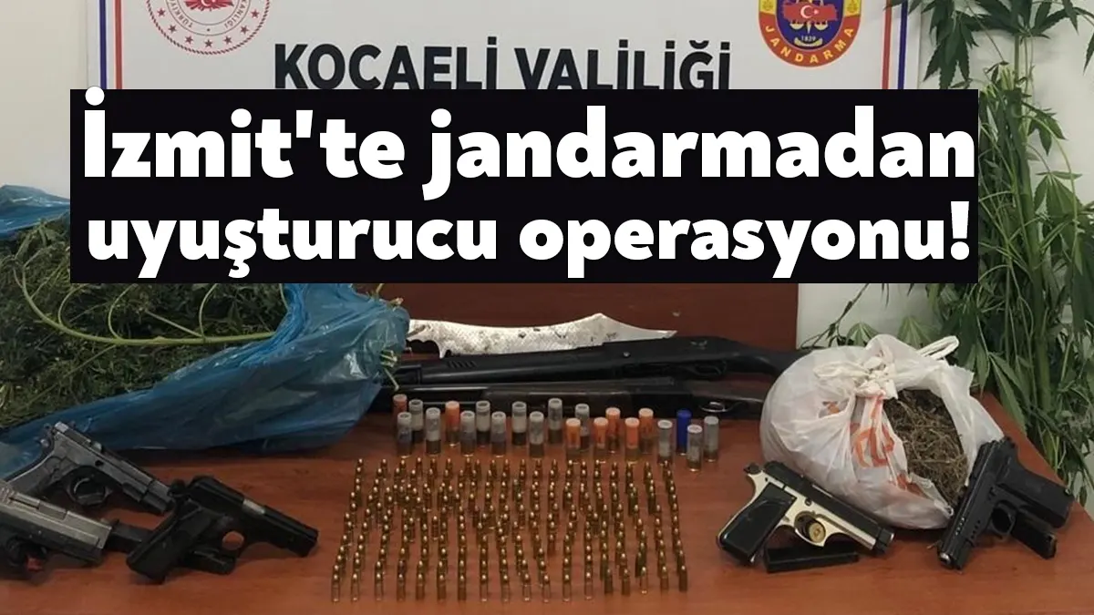 KOCAELİ (İHA) - Kocaeli İl Jandarma Komutanlığı ekiplerince yapılan operasyonda