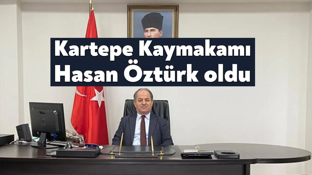 Resmi Gazete'de yayımlanan kararnameye göre, Samsun vali Yardımcısı Hasan Öztürk