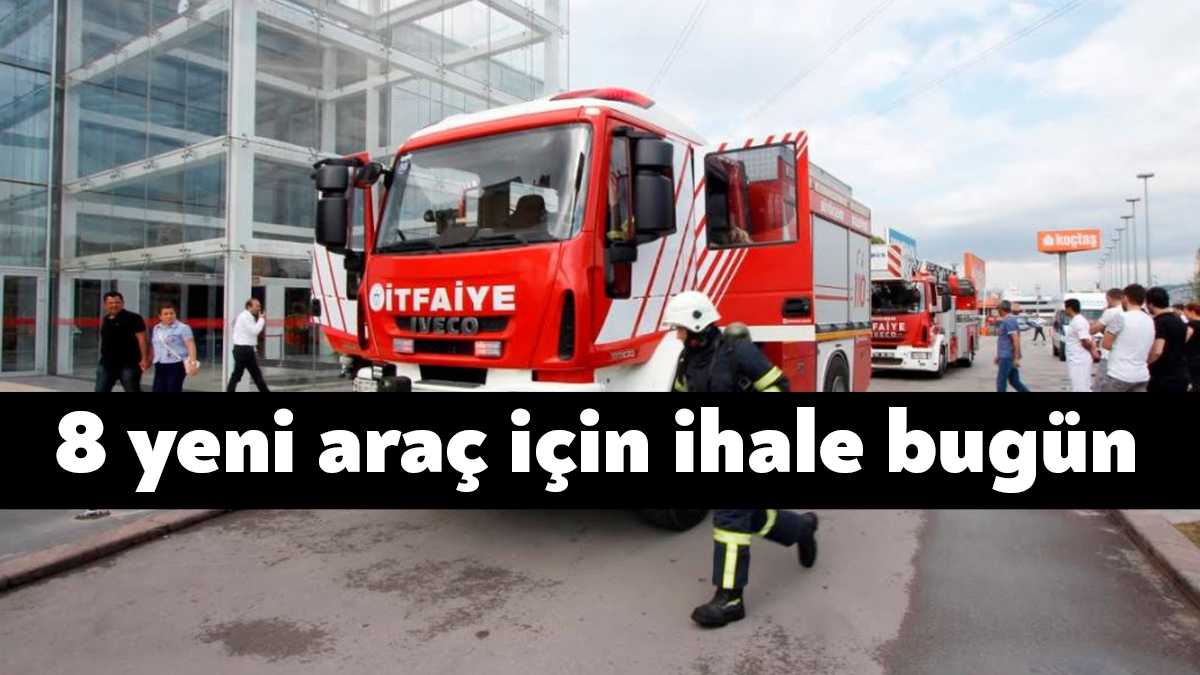 Kocaeli Büyükşehir Belediyesi 8 adet 18 metre merdivenli ve 2,5