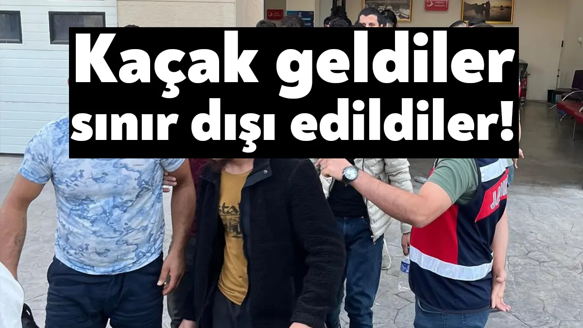 Kocaeli ve çevre illerde yakalanan 37 düzensiz göçmen sınır dışı