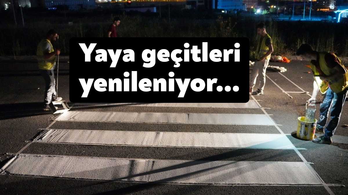 Kocaeli Büyükşehir Belediyesi, yaya ve sürücü güvenliği için çalışmalarını sürdürüyor.