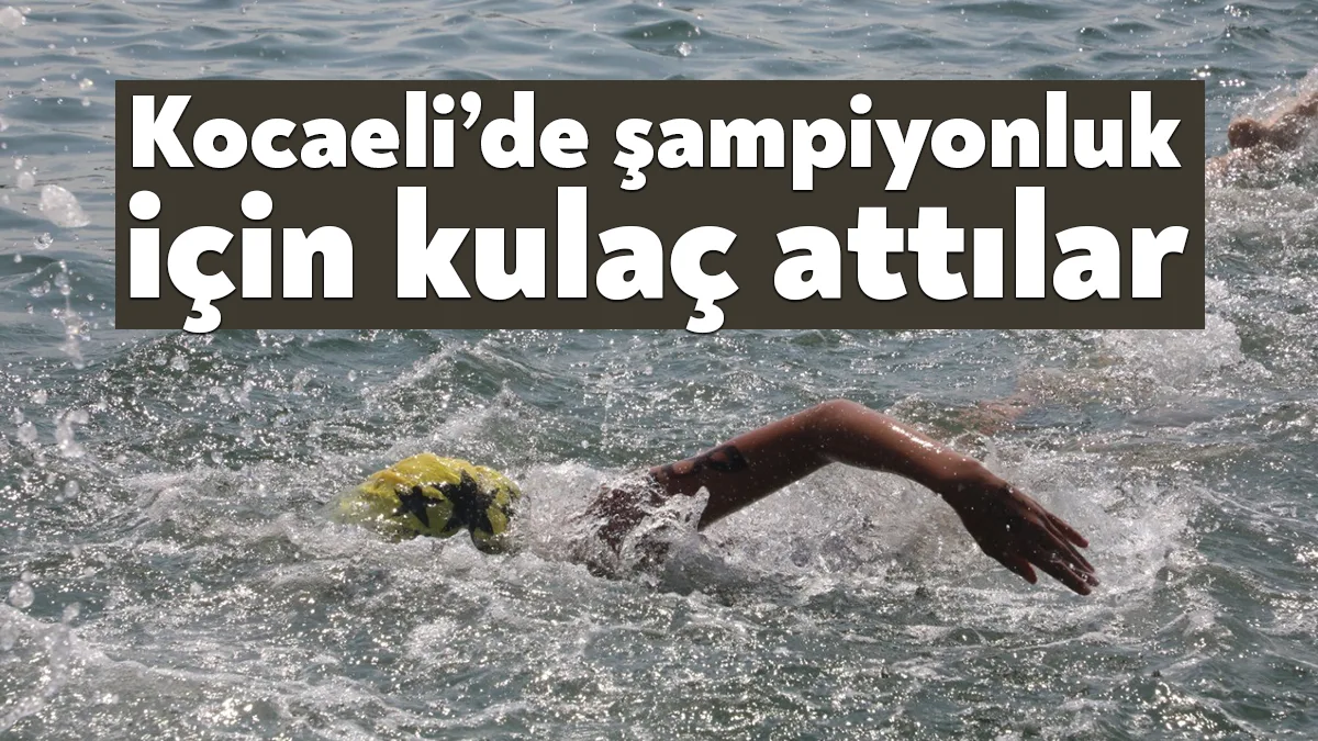 Kocaeli Büyükşehir’in ev sahipliğinde düzenlenen Küçükler Türkiye Yüzme şampiyonası sona