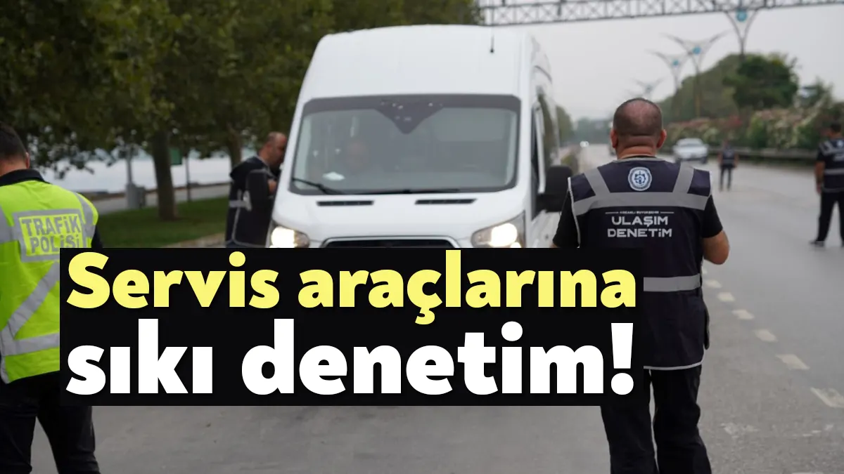 Kocaeli Büyükşehir Belediyesi kent genelinde “illegal” çalışarak korsan servis faaliyetine