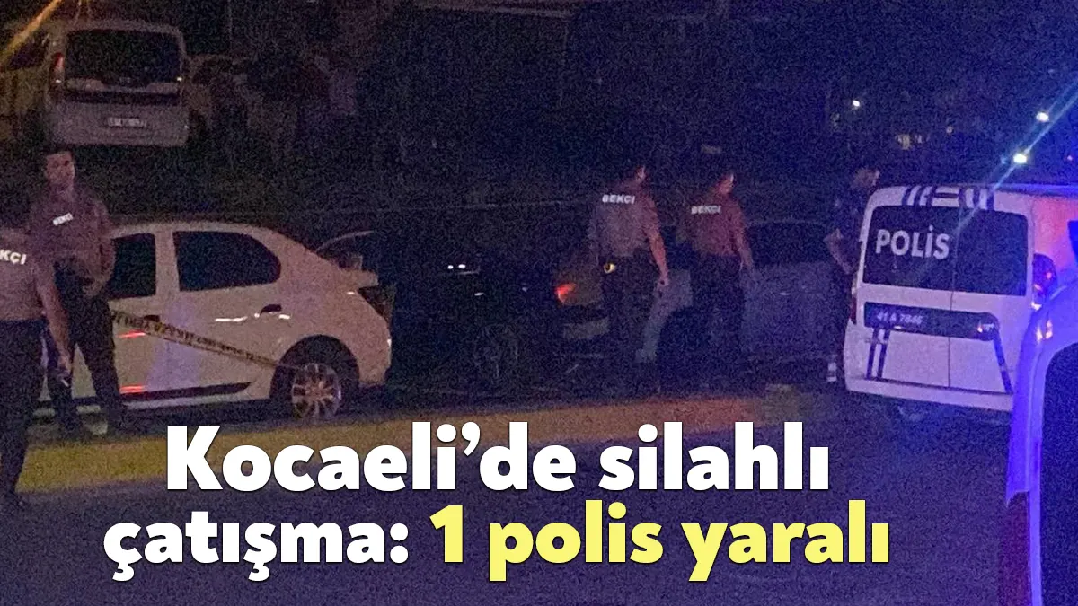 Kocaeli’nin Darıca ilçesinde polis ekiplerinin durduğu otomobilden inen 2 şüphelinden