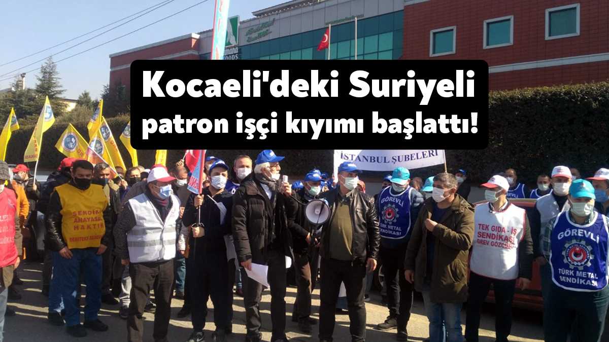 Sol Haber’de yer alan iddialara göre patronunun Suriyeli olduğu öne