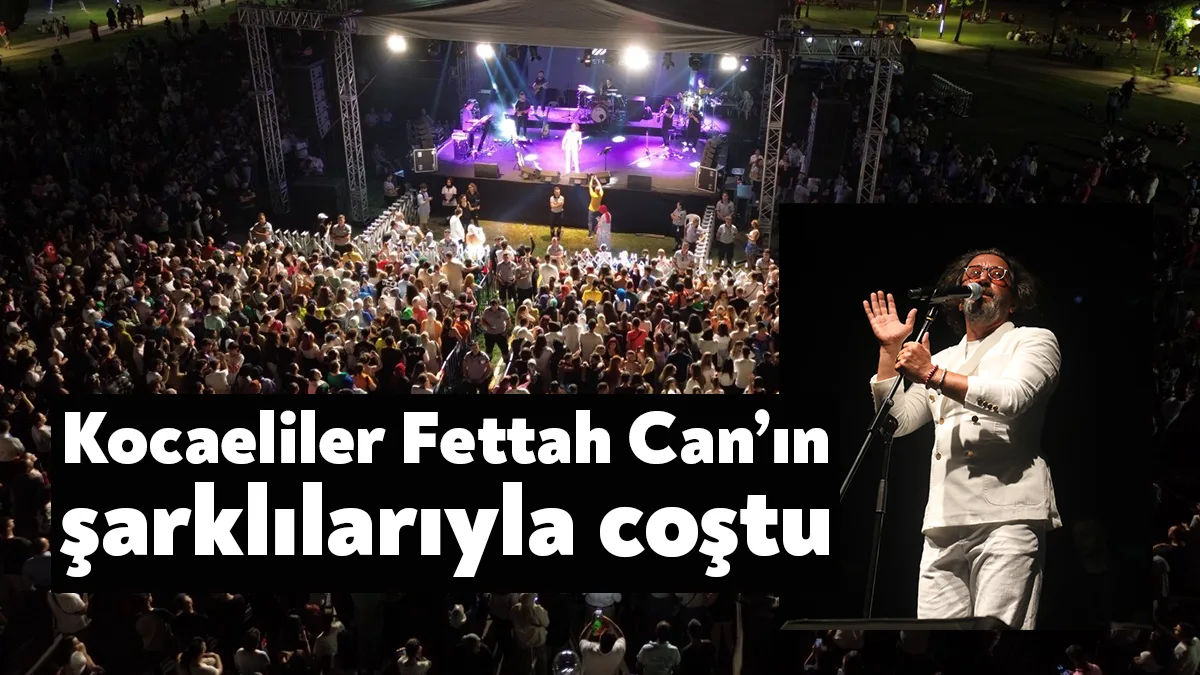 30 Ağustos Zafer Bayramı'nda Kocaeli'de sevenleri ile buluşan ünlü şarkıcı