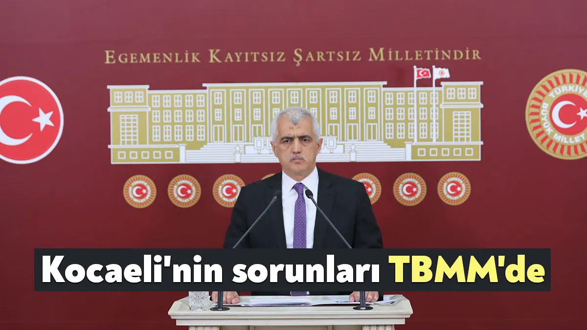 YSP'li Ömer Faruk Gergerlioğlu düzenlediği basın toplantısında Kocaeli'nin yerel sorunlarını