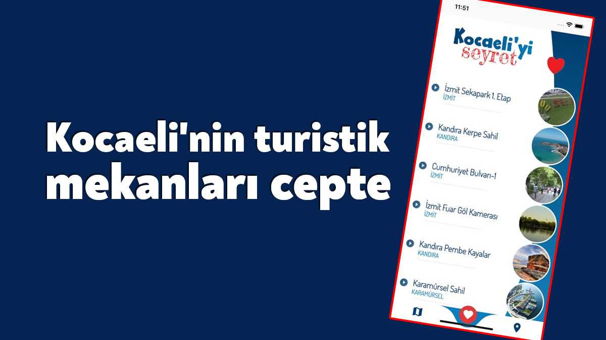 Büyükşehir, şehir kameralarıyla Kocaeli’nin turistik mekânlarının anlık olarak izlenebilmesine imkan
