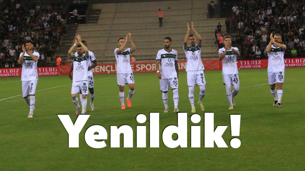 Trendyol 1. Lig’in ilk hafta mücadelesinde Kocaelispor, sahasında Manisa Futbol