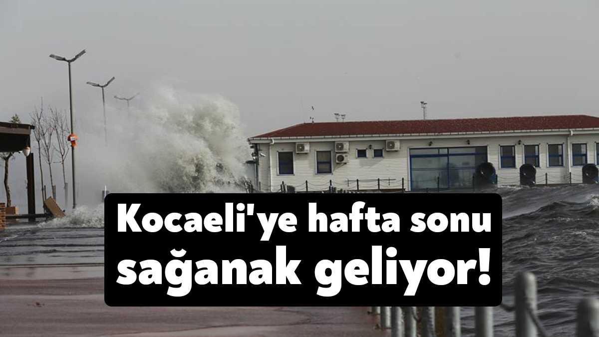 Meteoroloji güncel hava durumu tahminlerini açıkladı. Buna göre Kocaeli dahil