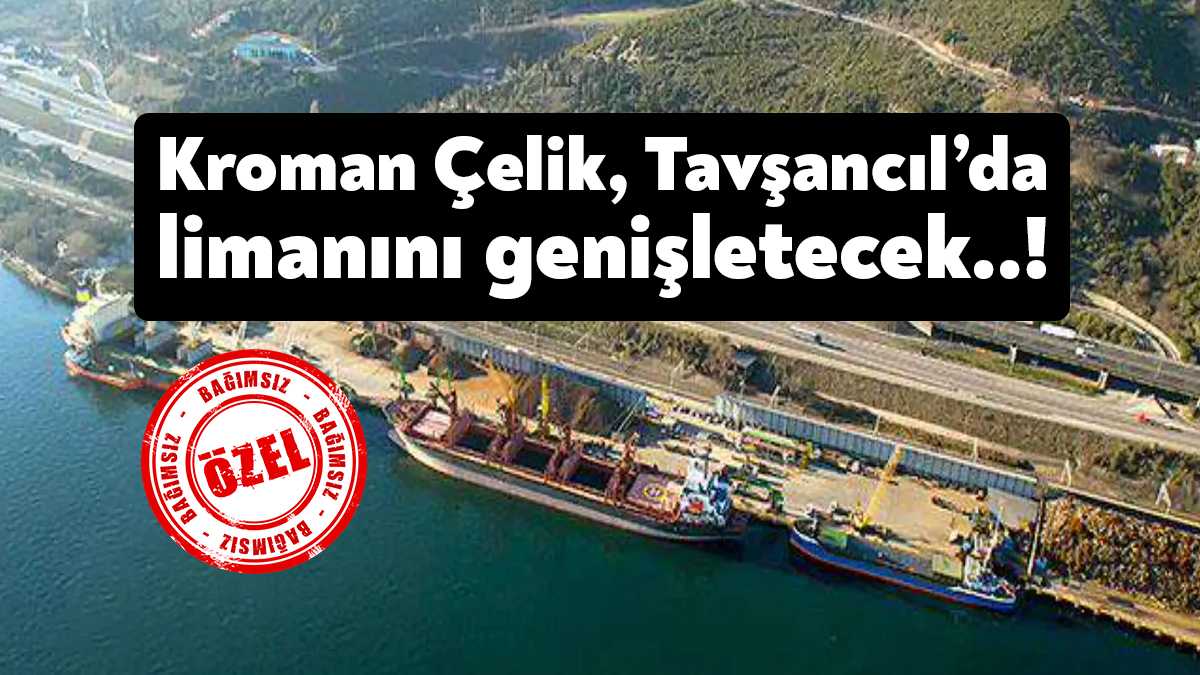 Kroman Çelik Dilovası Tavşancıl Bölgesi’nde yer alan limanında 350 milyon