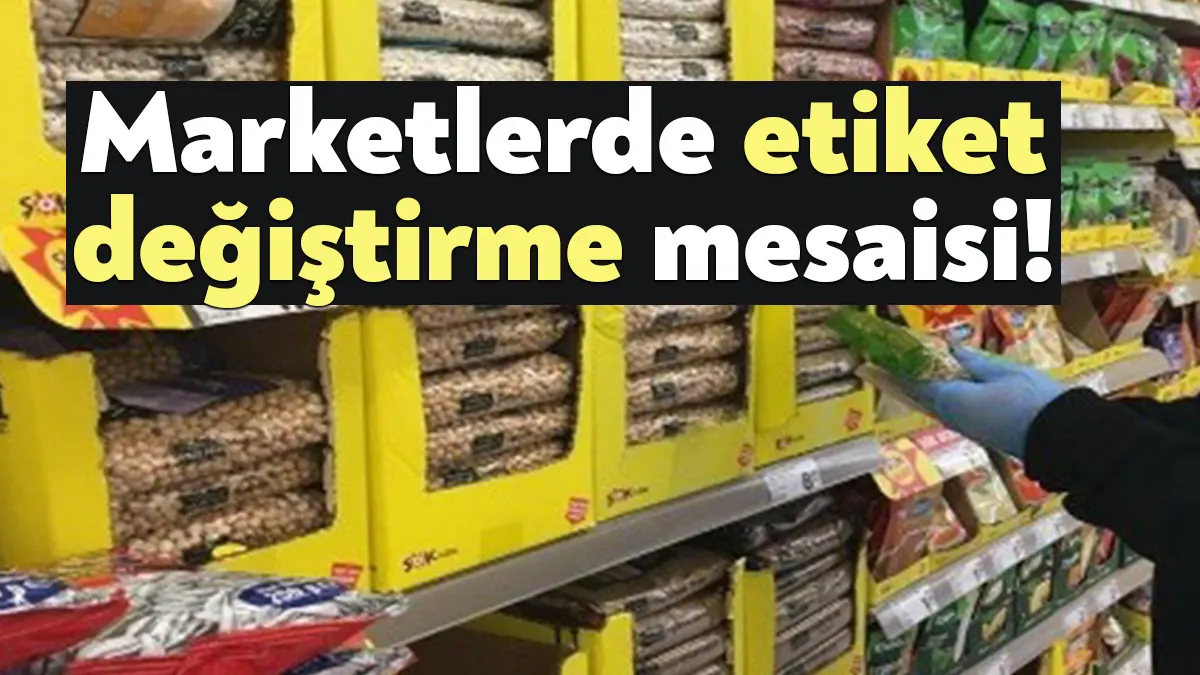 Her gün gelen zamlara etiket dayanmıyor. Marketler, günde ortalama 50