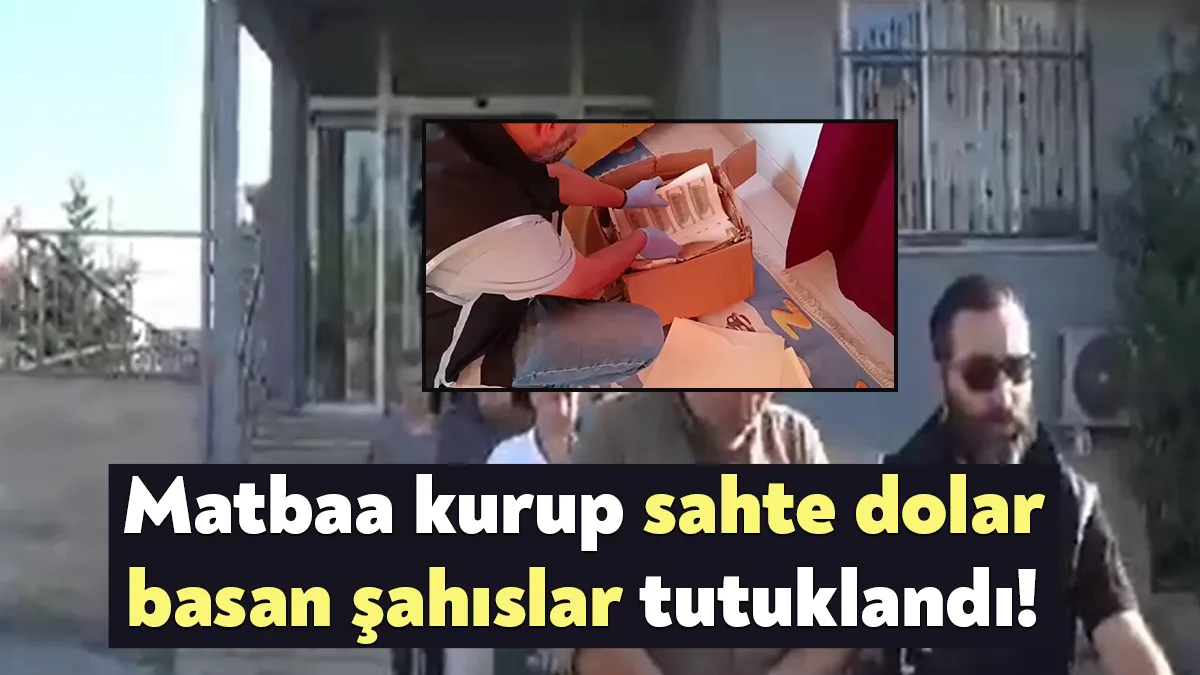 Kocaeli'de matbaa kurup 2 milyon 152 bin sahte dolar